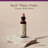 Bach Violeta de Agua, gotero para uso diario y relaciones más cálidas.