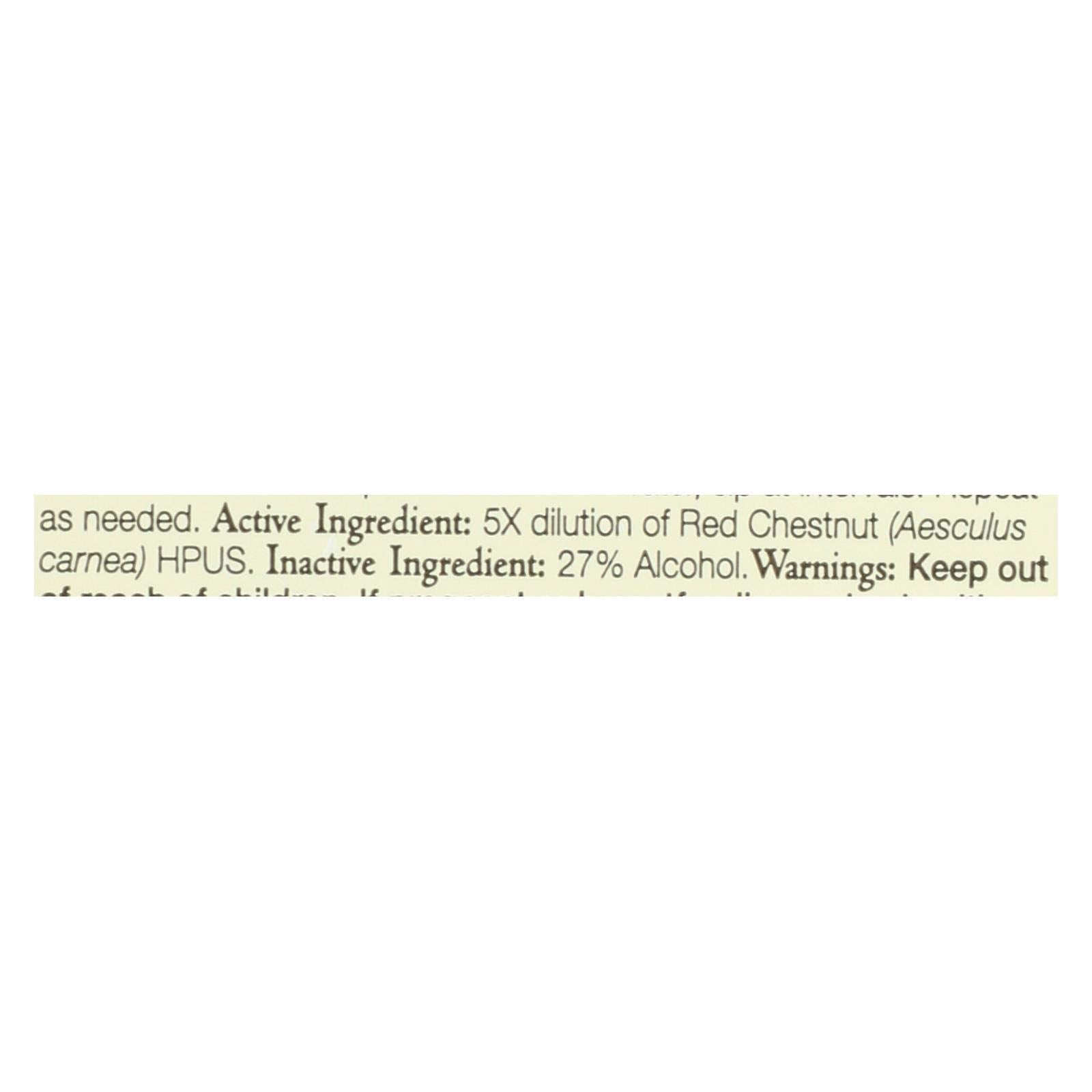 Bach Remedios Florales Castaño Rojo, uso para fomentar paz mental ante el estrés diario.
