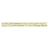 Bach Remedios Florales Castaño Rojo, uso para fomentar paz mental ante el estrés diario.