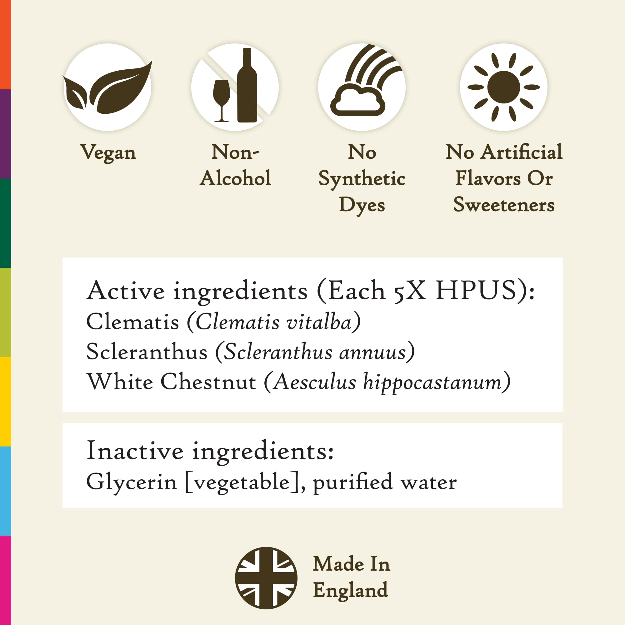 Envase vegano y sin alcohol, ideal para uso diario.