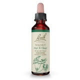 Bach Remedios Florales Nuez, botella con gotero para adaptarse al cambio.