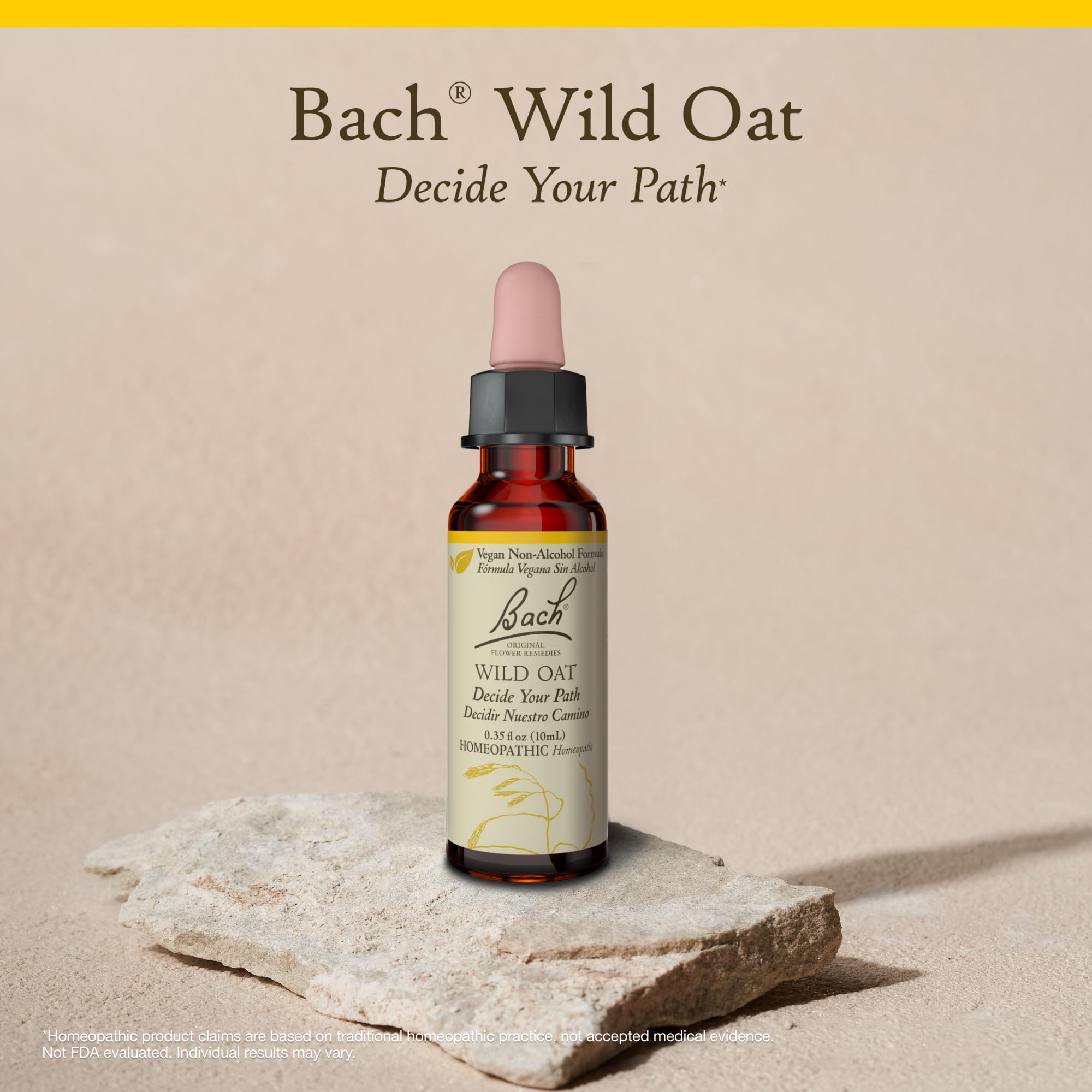 Bach Wild Oat Original, frasco de 10 mL para claridad al decidir