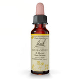 Bach Remedios Florales Scleranthus: frasco con gotero para equilibrio emocional diario.