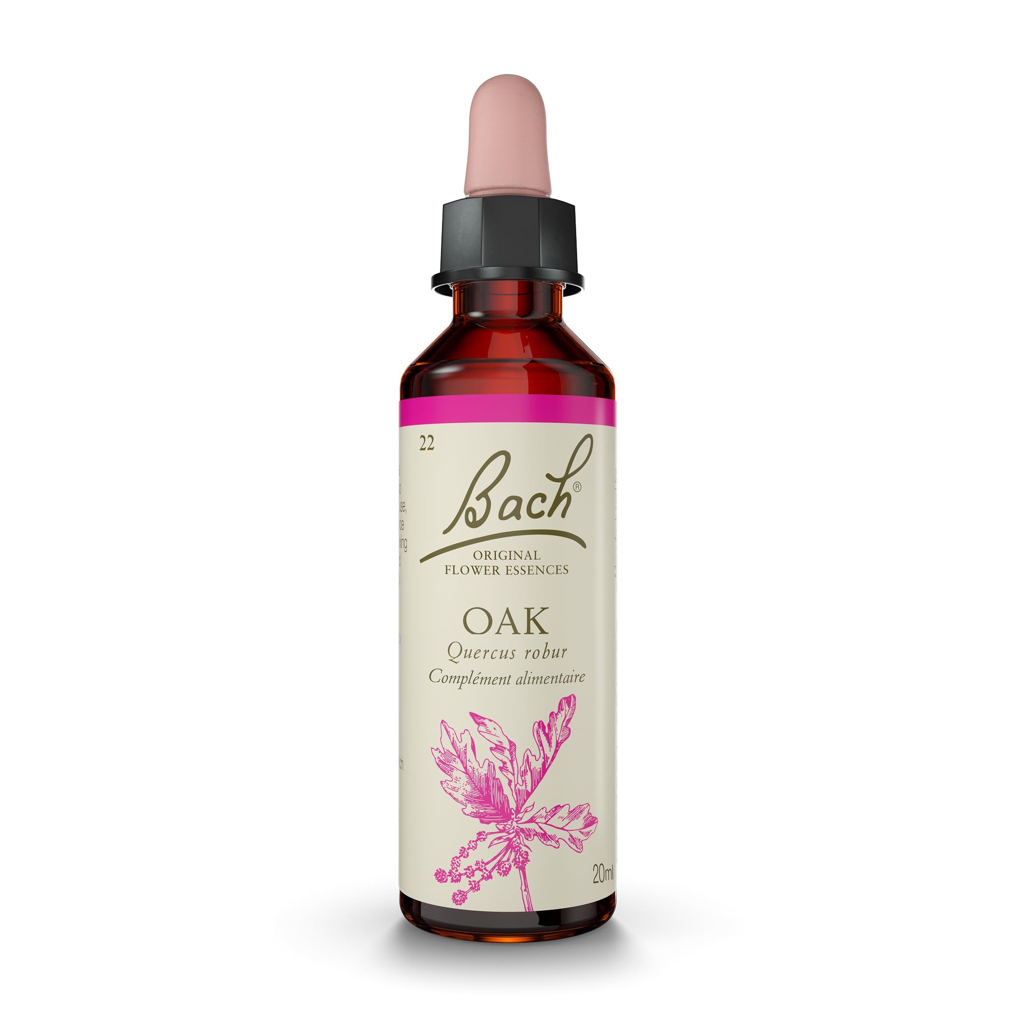 Remedios Bach Roble frasco 20 ml, apoyo al equilibrio emocional diario.