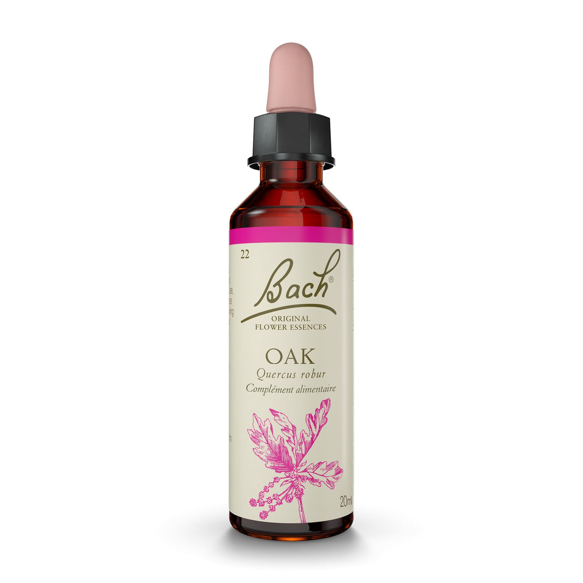 Remedios Bach Roble frasco 20 ml, apoyo al equilibrio emocional diario.