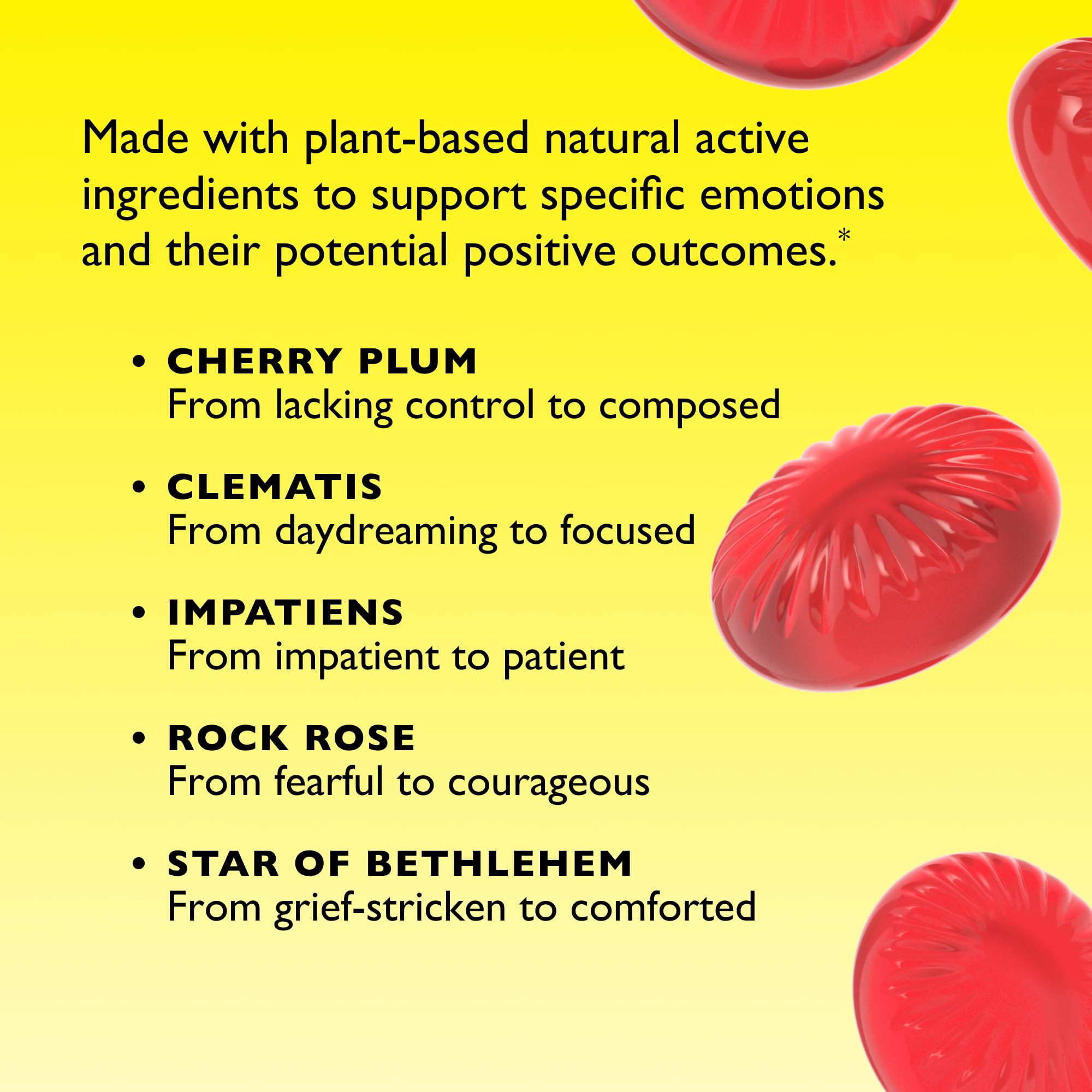 Pastilla de Bach Rescue Sandía, lista para consumir cuando haga falta.