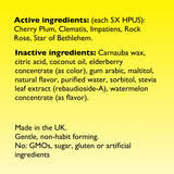 Pastillas Bach Rescue Sandía en primer plano, alivio emocional suave.