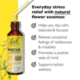 Bach Rescue Remedy botella 20ml: fórmula natural para promover calma en situaciones ajetreadas.