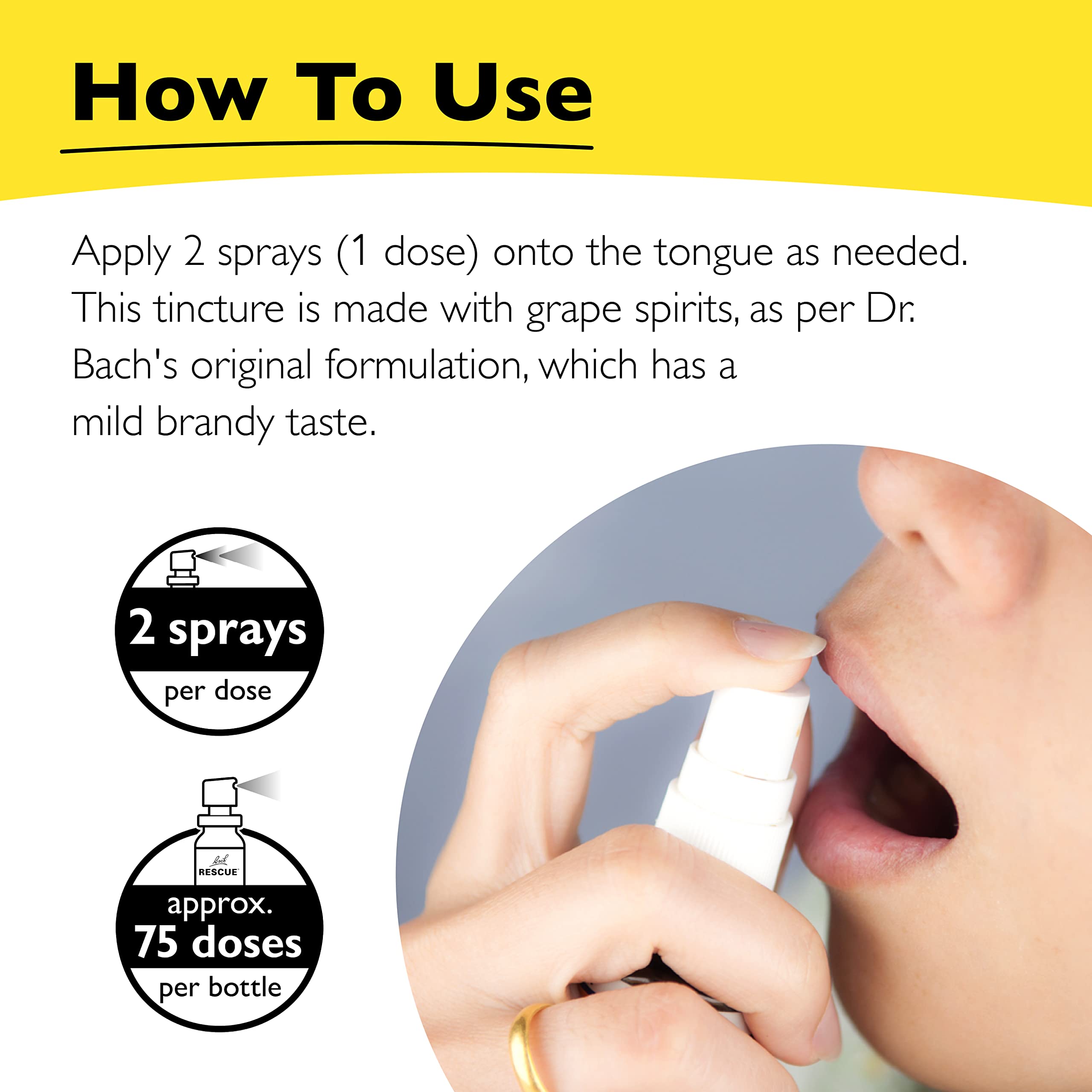 Bach Rescue Remedy botella de 7 mL para uso práctico.