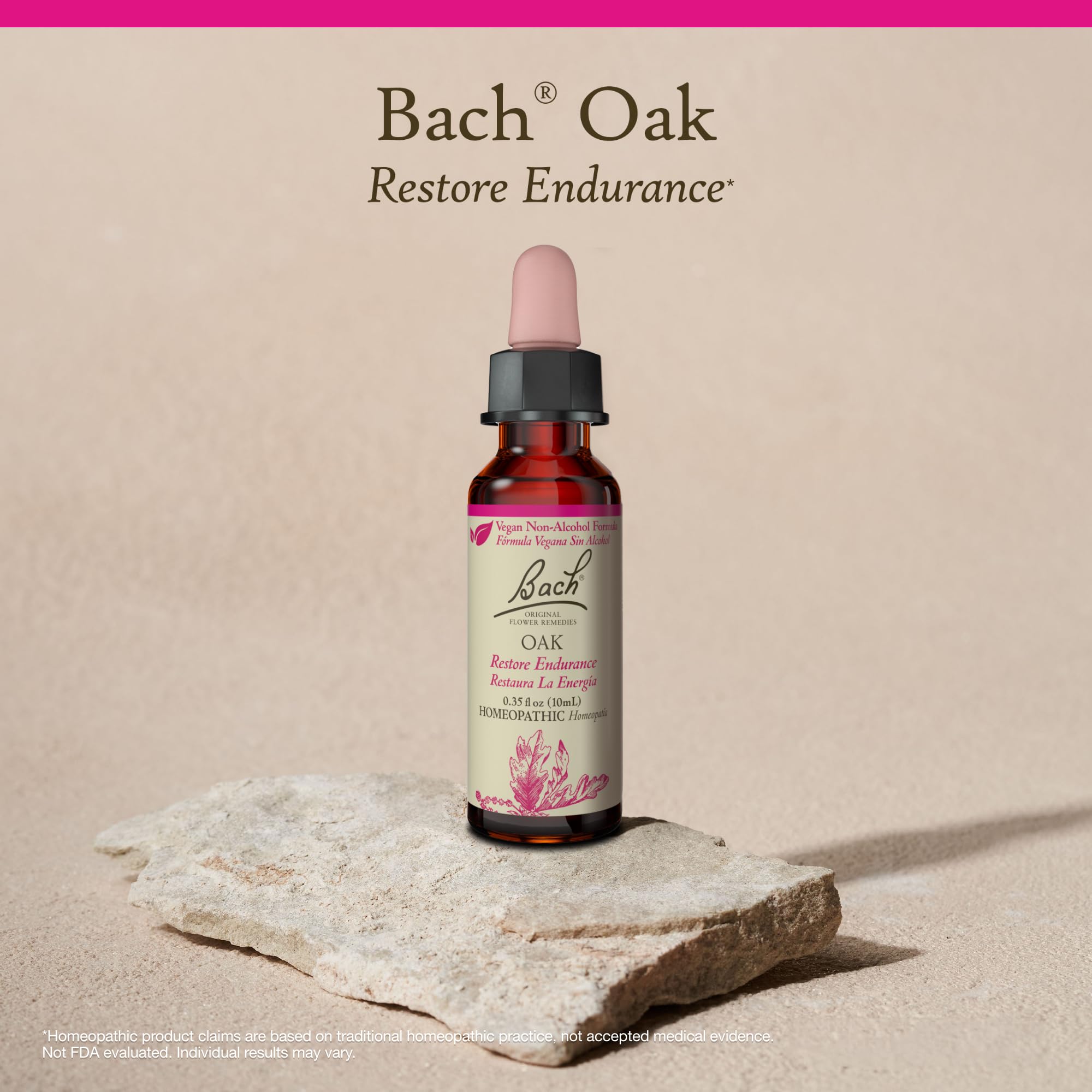 Bach Oak uso diario para apoyar el equilibrio emocional sin adicción.