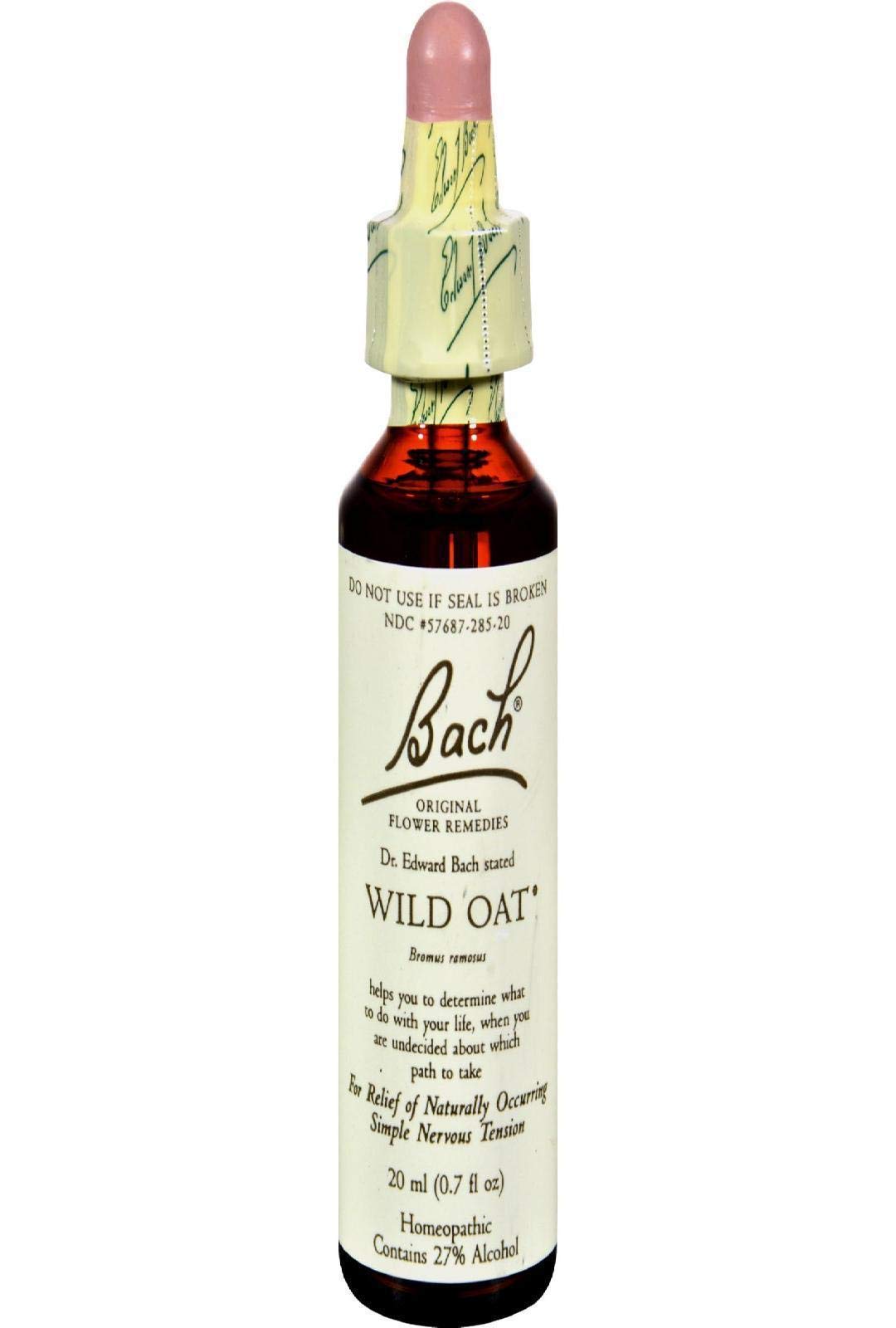 Bach Wild Oat: botella de 20 ml para claridad al decidir tu camino.