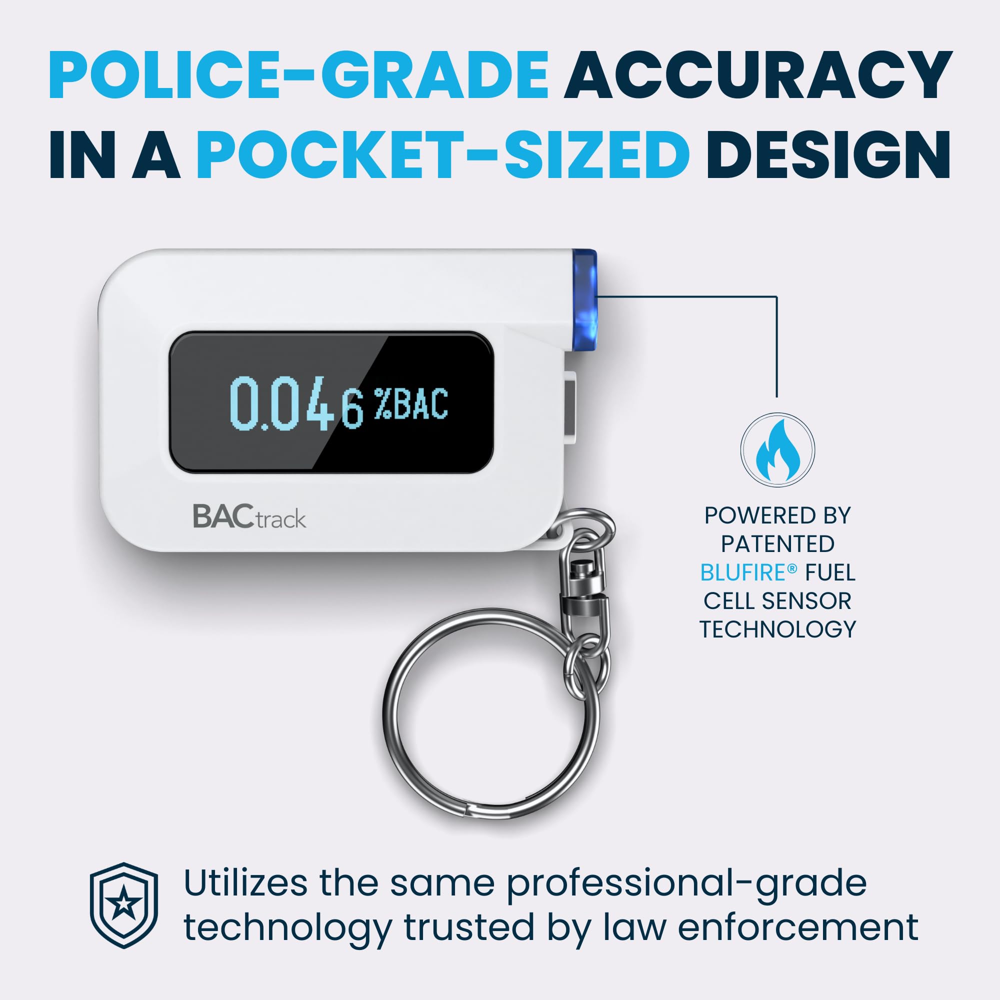 BACtrack C6 con Zero Line que estima el tiempo para 0.00% de BAC