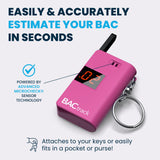 BACtrack analizador con pantalla rápida rosada para lectura de BAC.