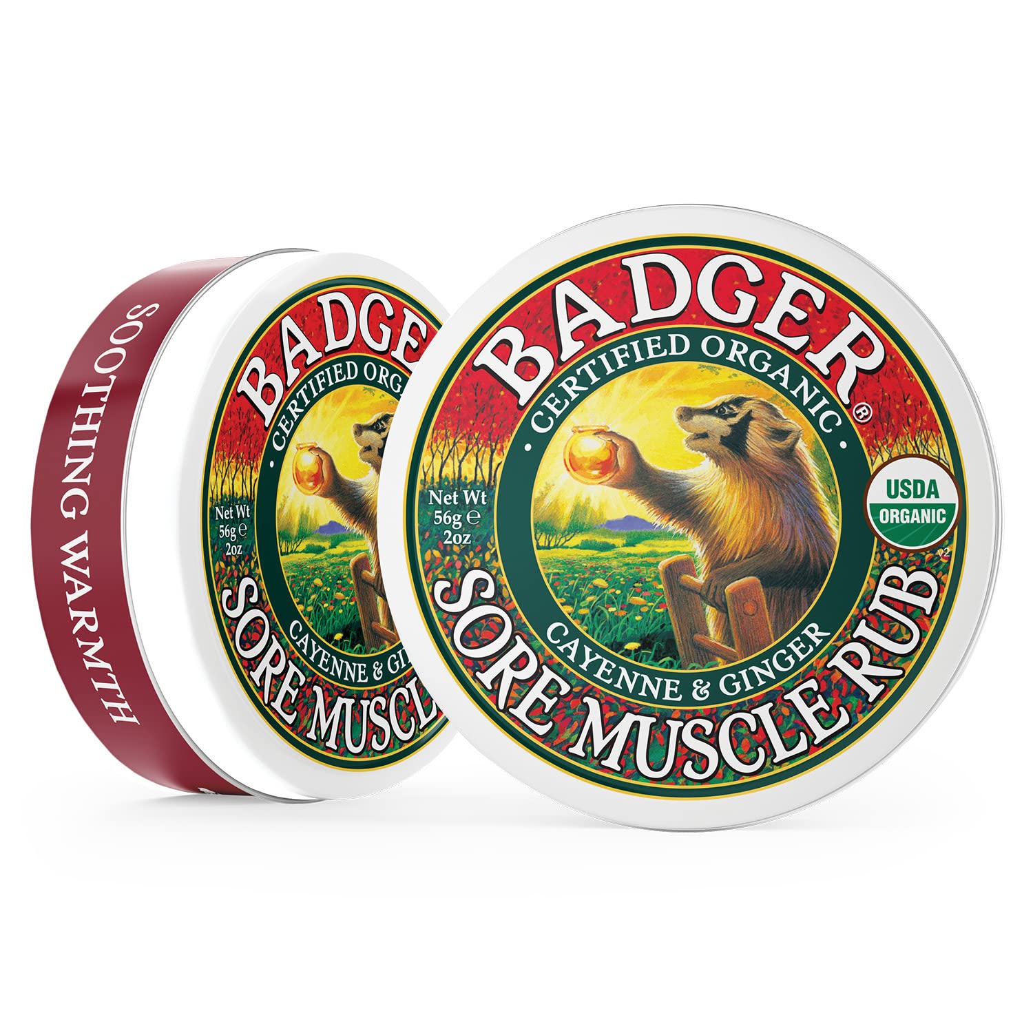 Badger Balm con aceites orgánicos cuida la piel durante uso