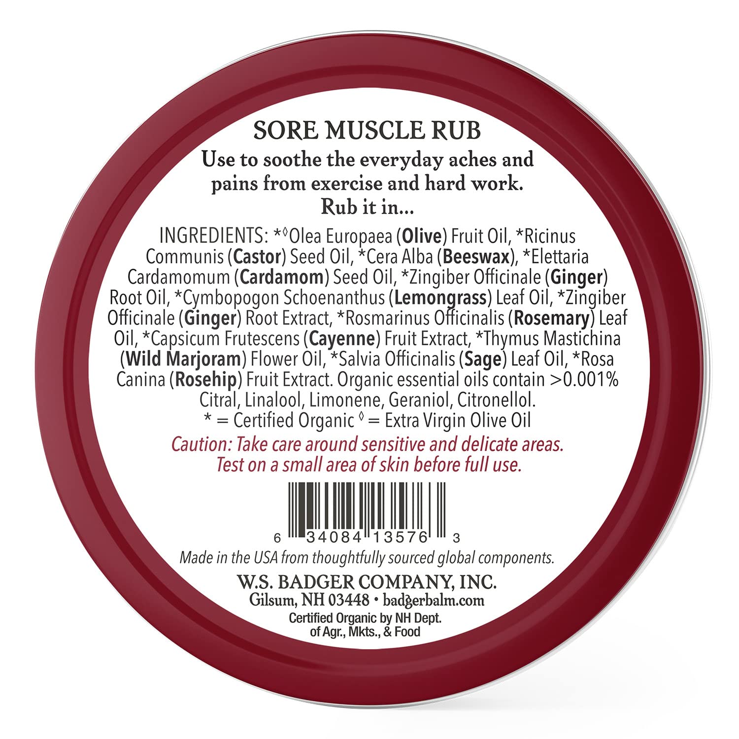 Badger Balm textura suave con aroma agradable para masaje relajante