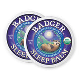 Bálsamo de sueño Badger en lata para hidratar y calmar la piel.