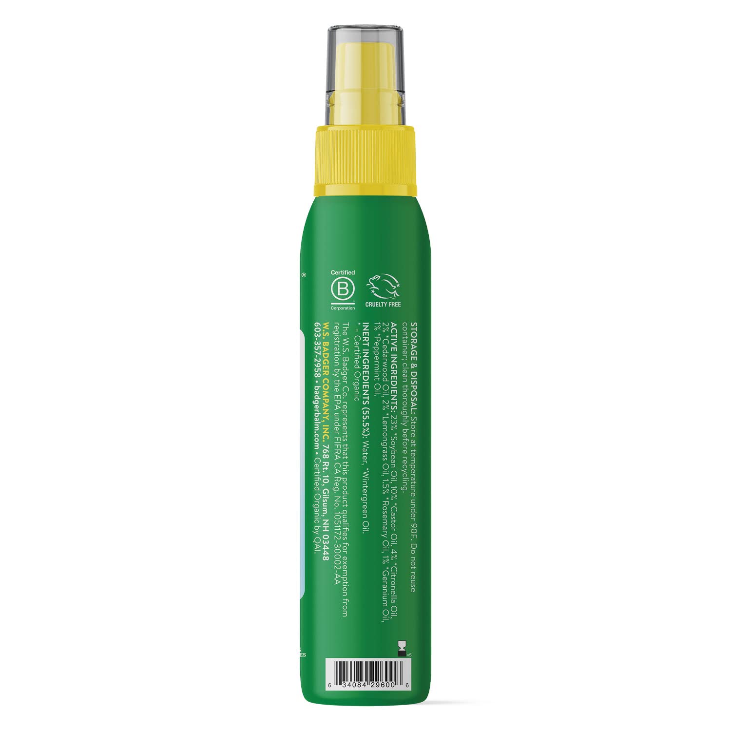 Badger Bug Spray, aplicación fácil para excursiones y caminatas