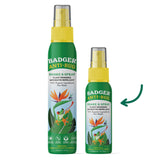 Badger Bug Spray aroma natural citronela para exteriores sin químicos intensos.