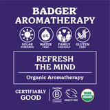 Badger ingredientes botánicos sin químicos artificiales