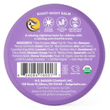 Badger Night Night Balm aroma calmante que favorece la relajación antes de dormir