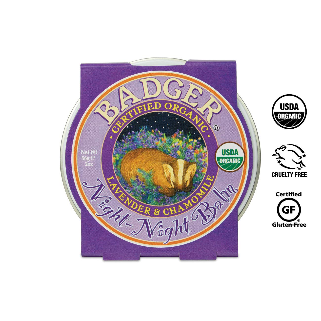 Badger Night Night Balm apto para bebés y niños mayores de 6 meses