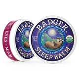 Ingredientes naturales y orgánicos de Badger para cuidado suave de la piel.