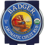 Badger ungüento aromático para piel sensible, calma y cuida la piel.