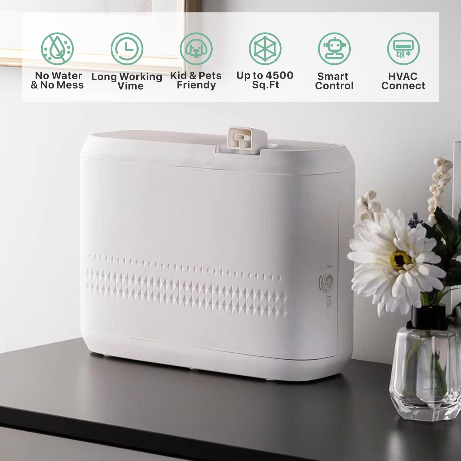 Baieshiji con control por aplicación para personalizar fragancias en tu hogar.