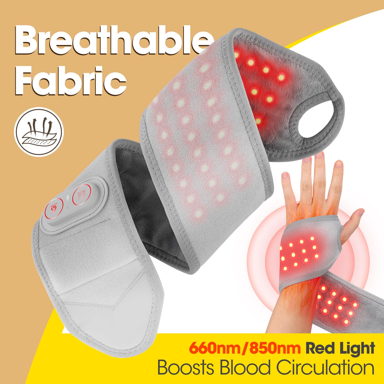 BAISEMAIN calor-y-masaje-vibracion tres-niveles para alivio puntual