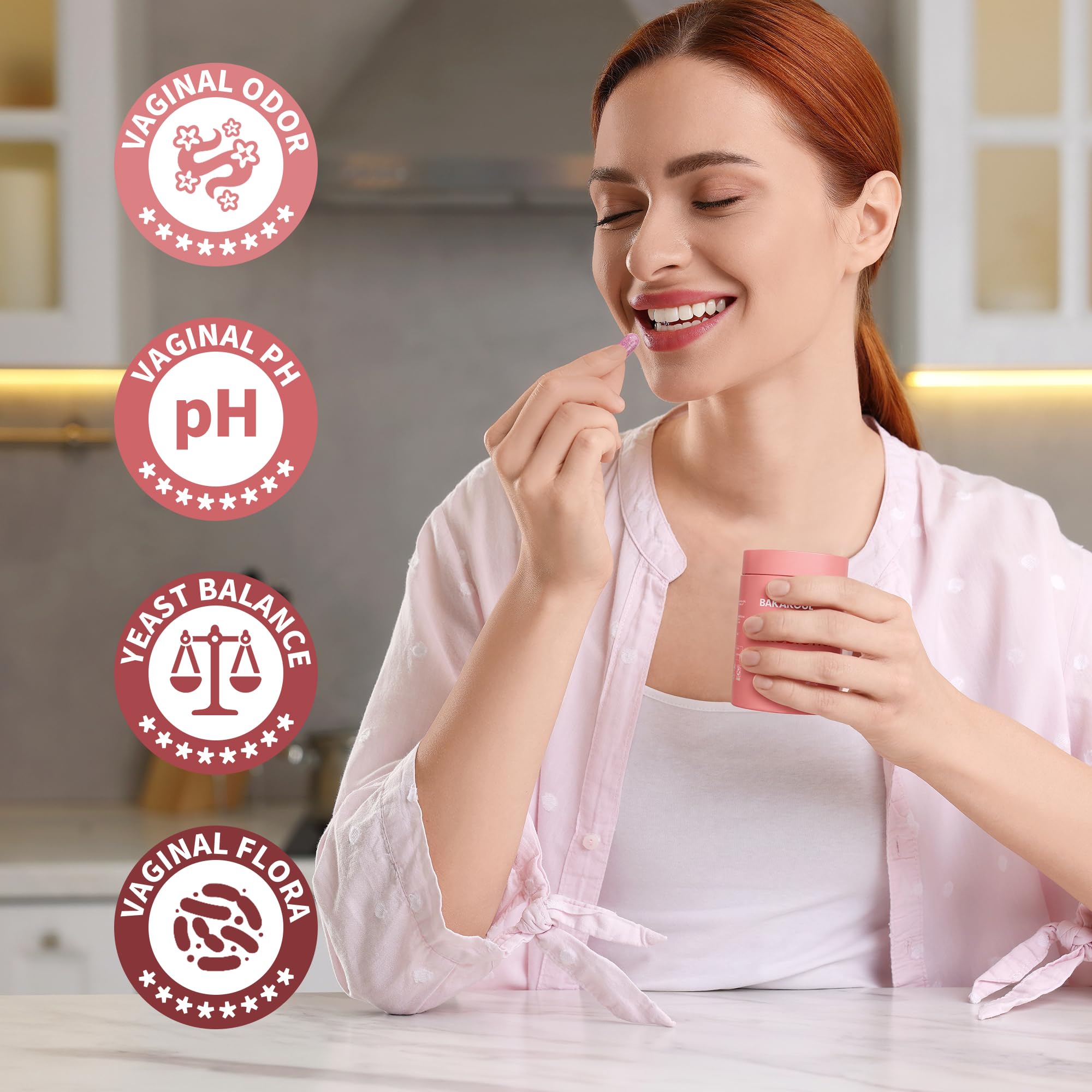 BAKAKOUL control del olor vaginal para sensación de frescura