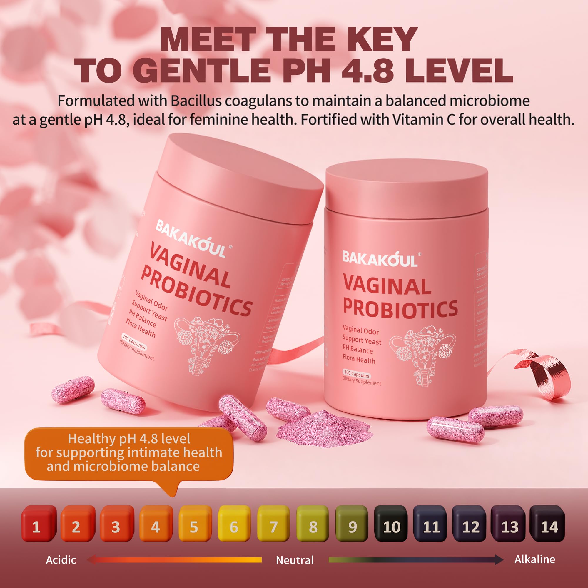 BAKAKOUL equilibrio pH vaginal para bienestar femenino