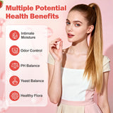 BAKAKOUL probióticos vaginales, etiqueta de producto para equilibrio íntimo natural