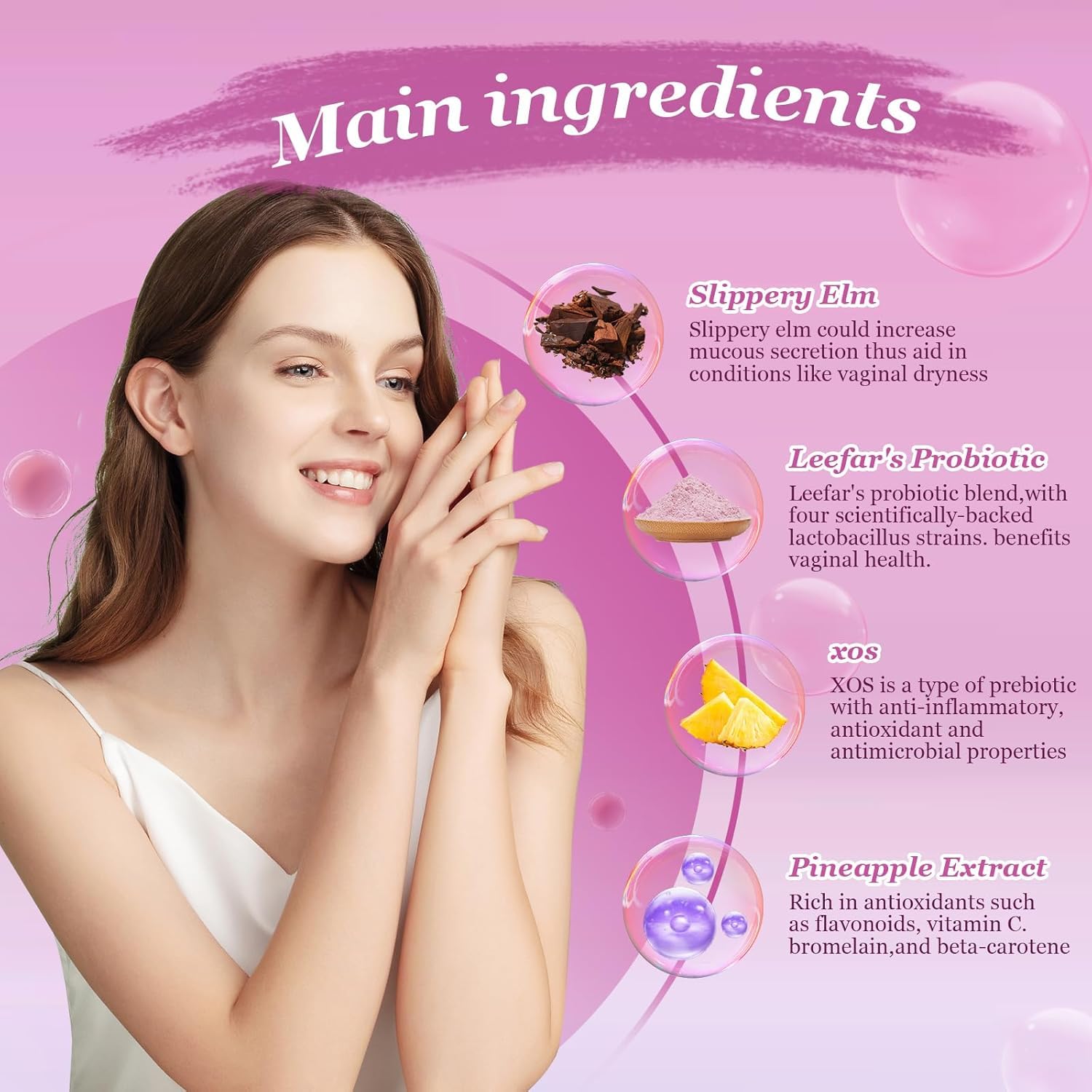 Ingredientes naturales y probióticos para apoyar la salud intestinal