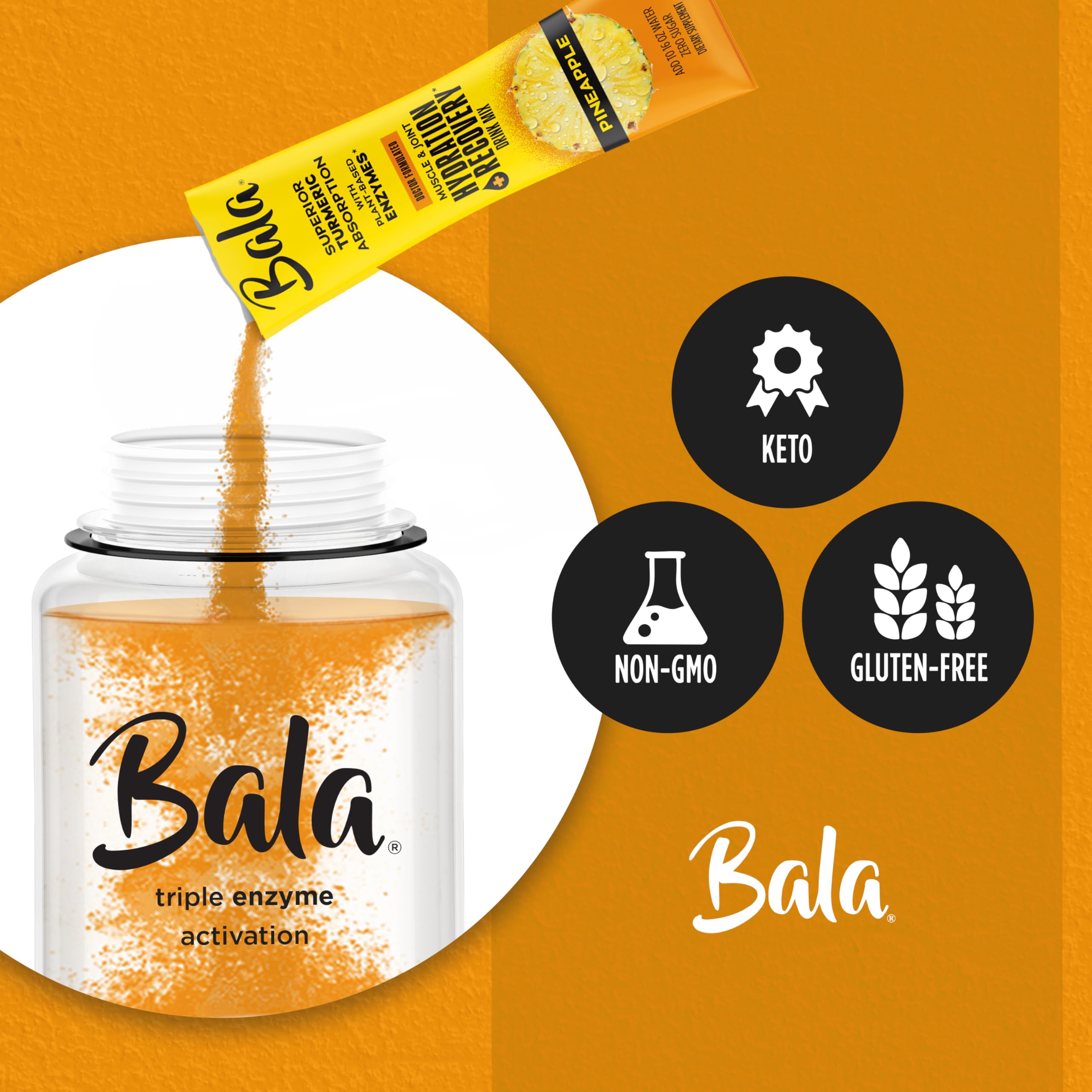 Bala Total Body Wellness, palito con enzimas, experiencia de hidratación más suave.