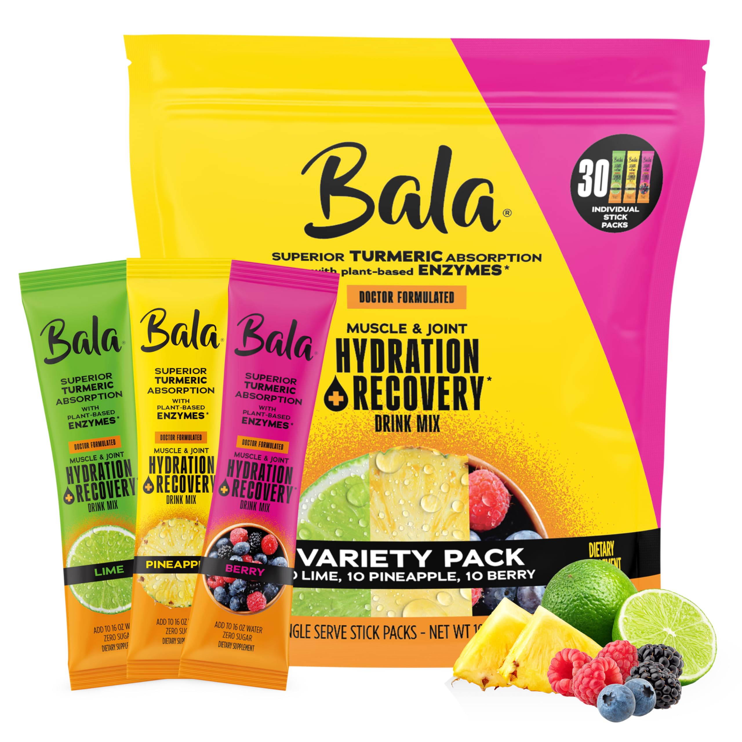 Bala Total Body Wellness, palito Piña, ideal para hidratarse tras entrenar.