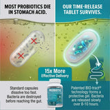 Balance ONE: cápsulas probióticas de 15 mil millones para flora intestinal.