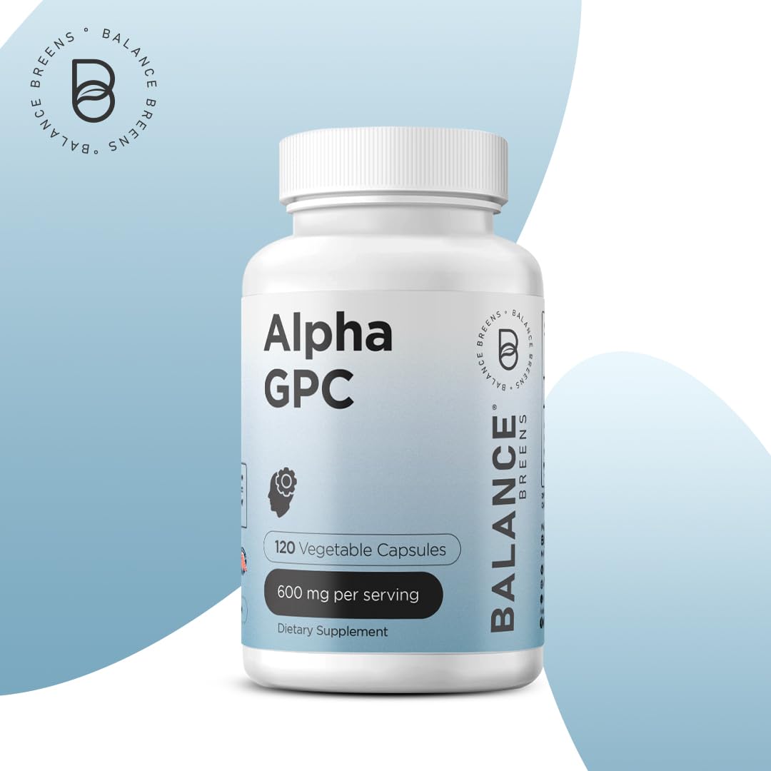 Balancebreens Alpha GPC cápsulas vegetales, formato vegano para memoria