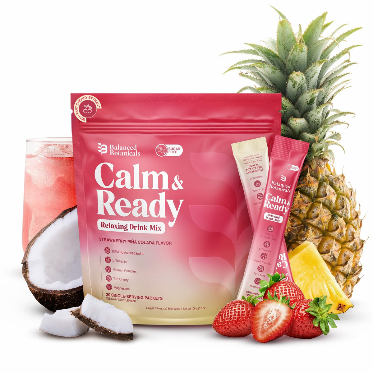 Balanced Botanicals Calm Ready empaque frontal para comenzar con calma