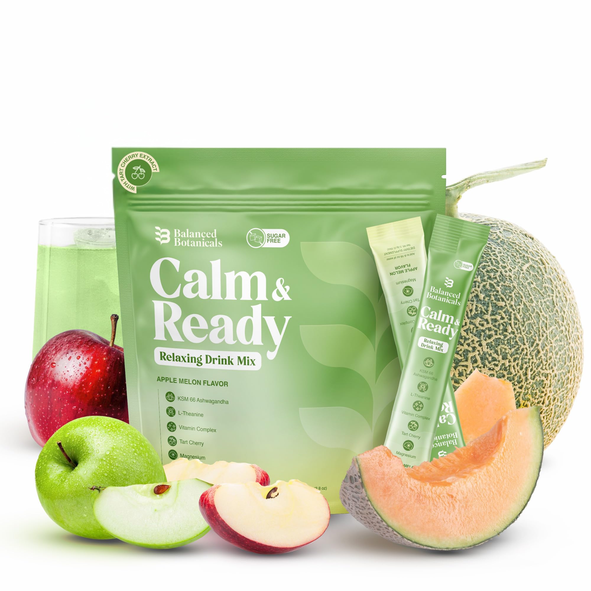 Balanced Botanicals: sobre abierto para preparación rápida y calma diaria