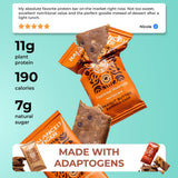 Barras Balanced Tiger, proteína vegetal de 11 g por porción para recuperación.