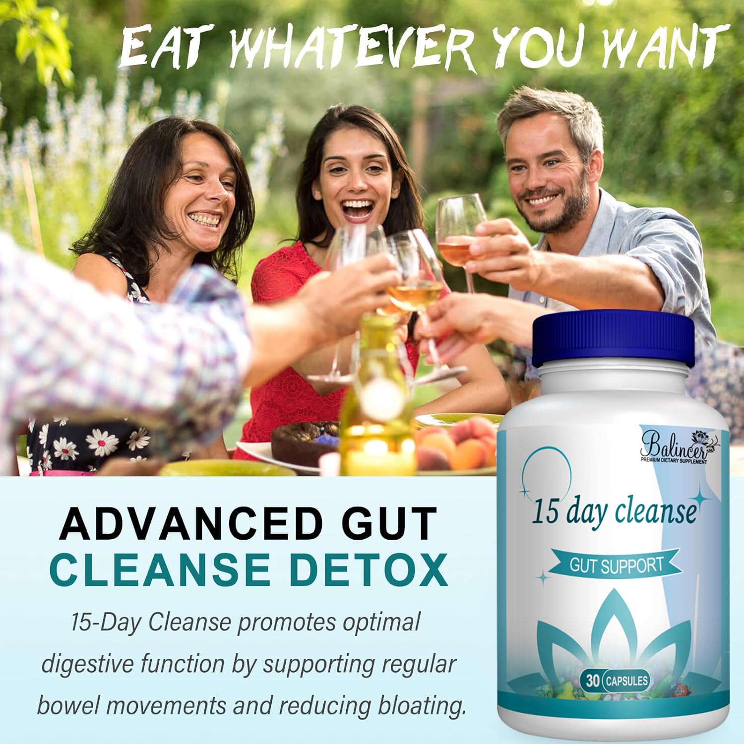 Balincer probiótico Lactobacillus acidophilus para la digestión y absorción de nutrientes