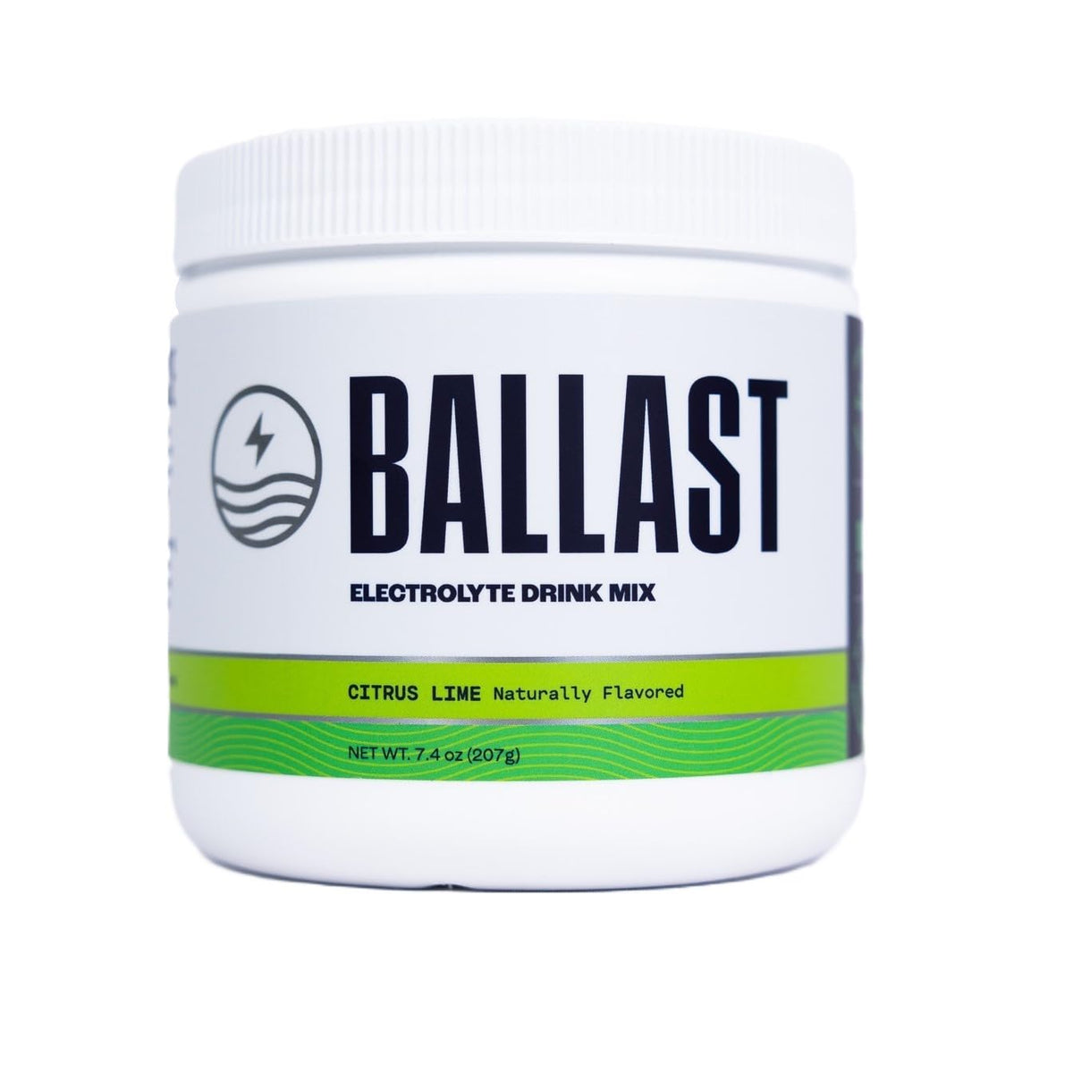 Ballast electrolitos citrus-lima polvo para hidratación sabrosa y rápida durante el día.