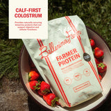 Ingredientes simples y de granja de Ballerina Farm, sin azúcares añadidos ni artificiales.