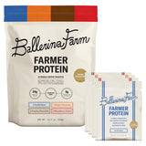 Proteína whey Ballerina Farm, cuatro sabores, ideal para energía diaria
