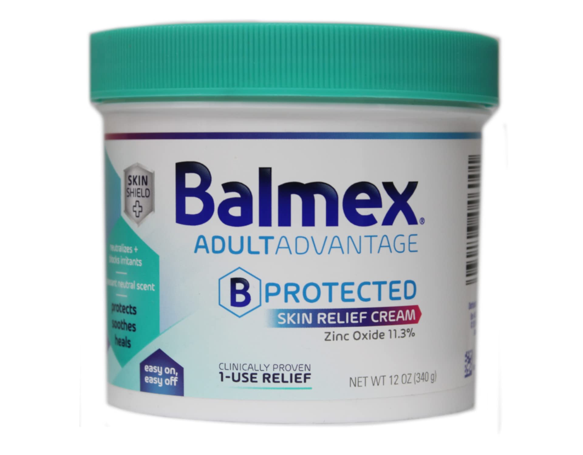Balmex crema de cuidado para piel sensible, uso diario cómodo.