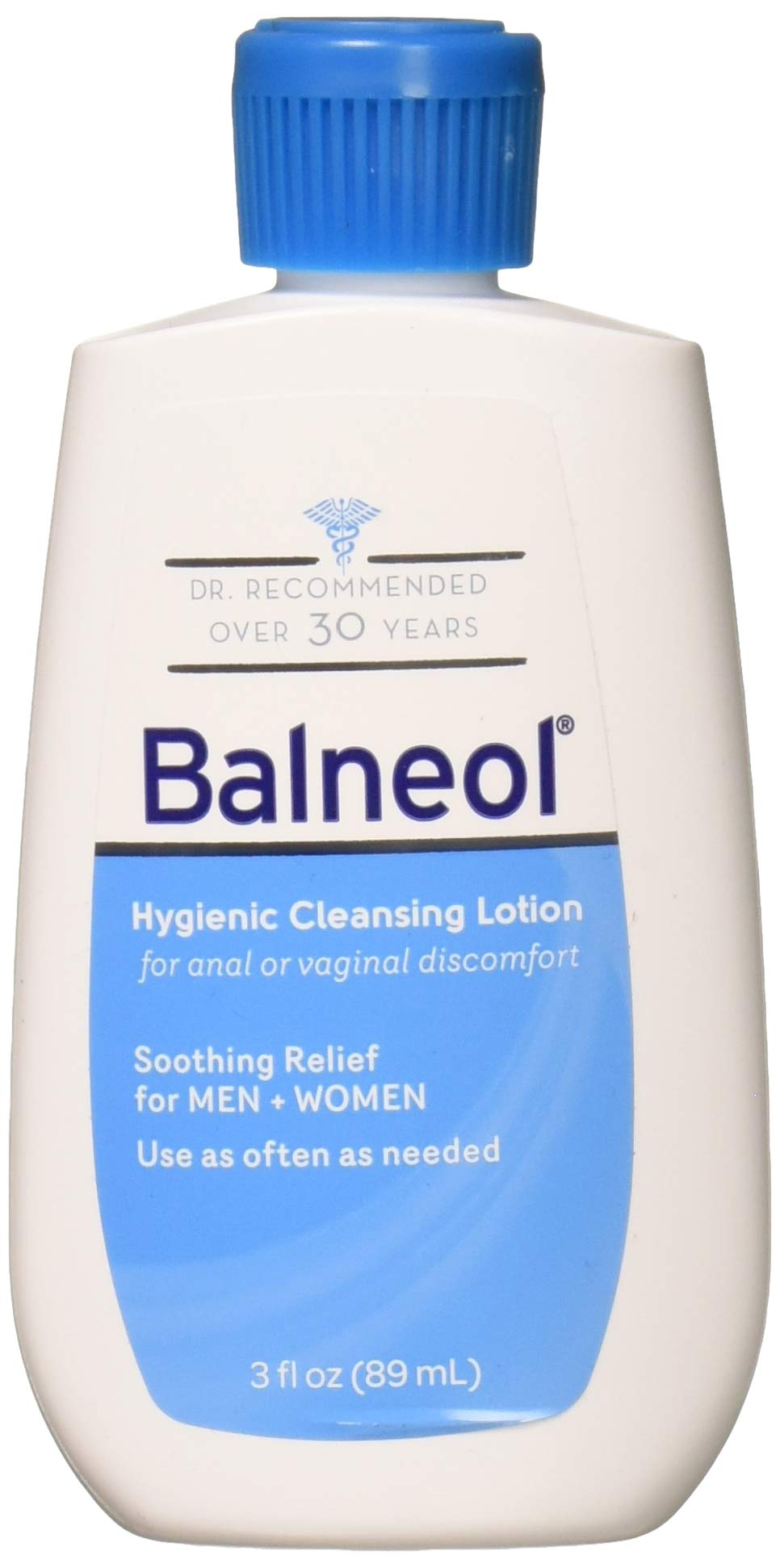 Balneol loción higiénica para la zona íntima, alivio suave y frescura diaria.