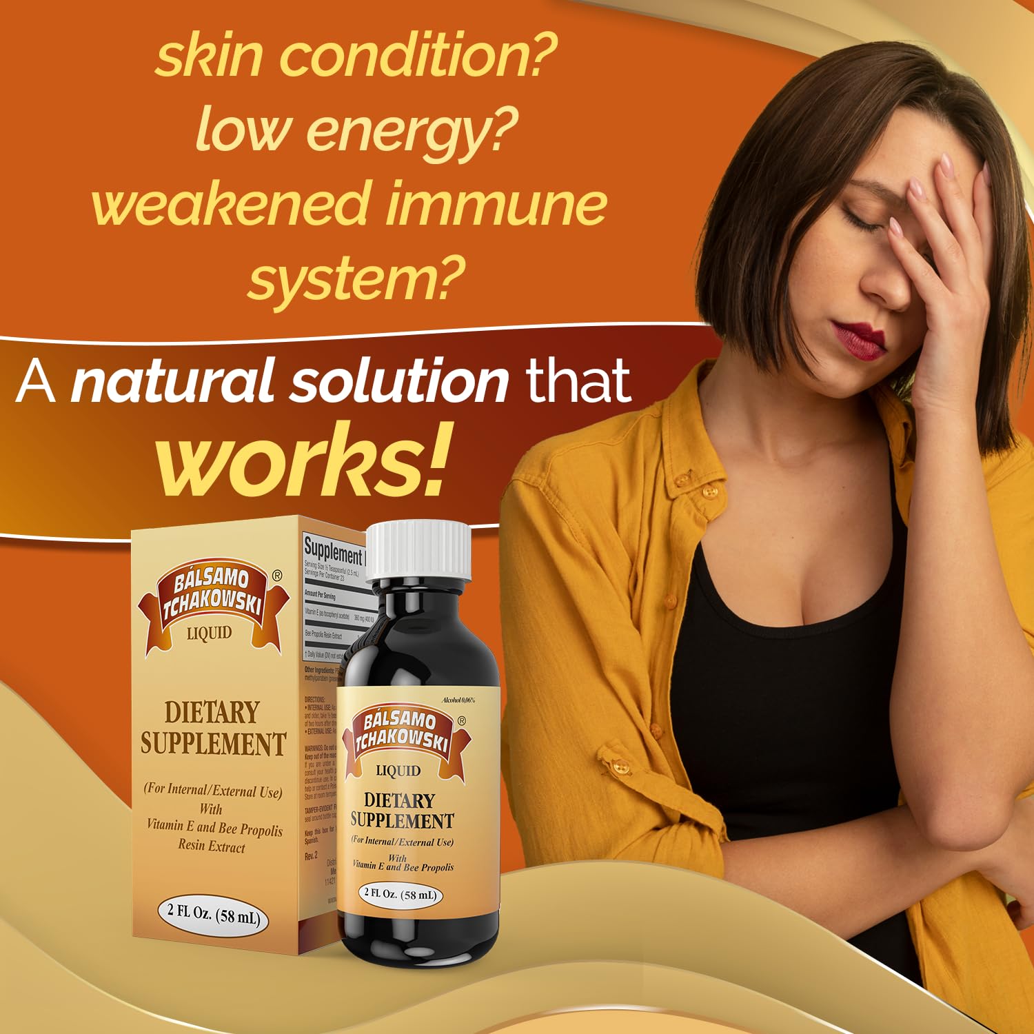 Balsamo Tchakowski vitamina E hidrata y mejora la piel.
