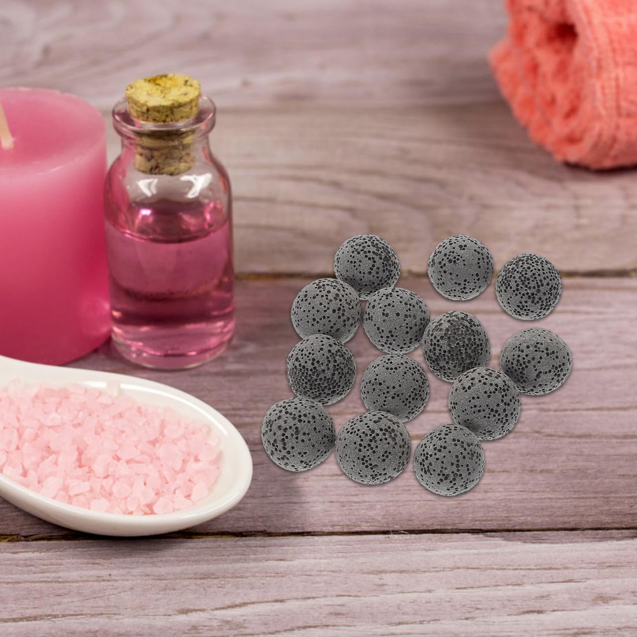 Decoración y aroma Baluue, difusor de lava en dormitorio