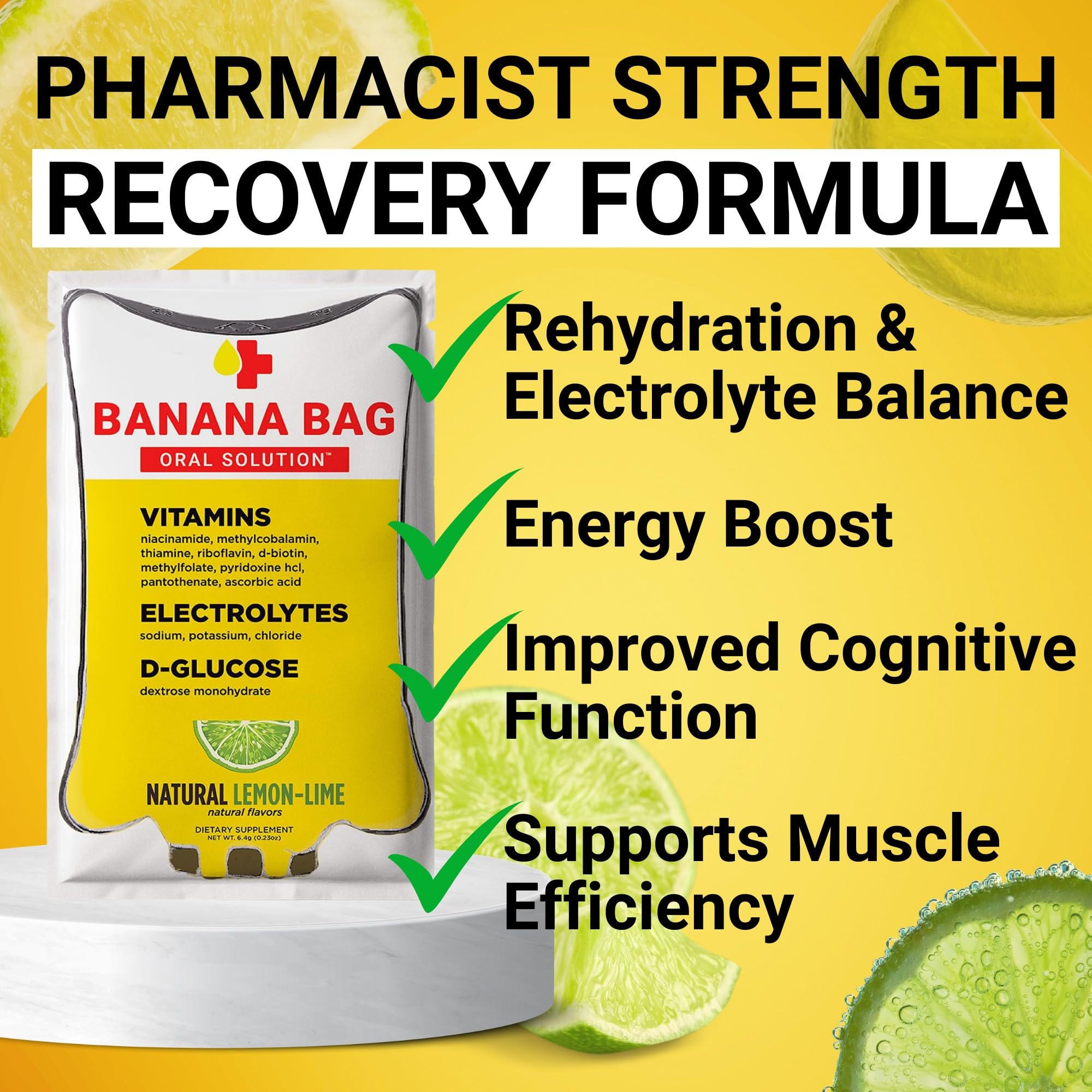 Banana Bag, electrolitos y vitaminas para energía diaria