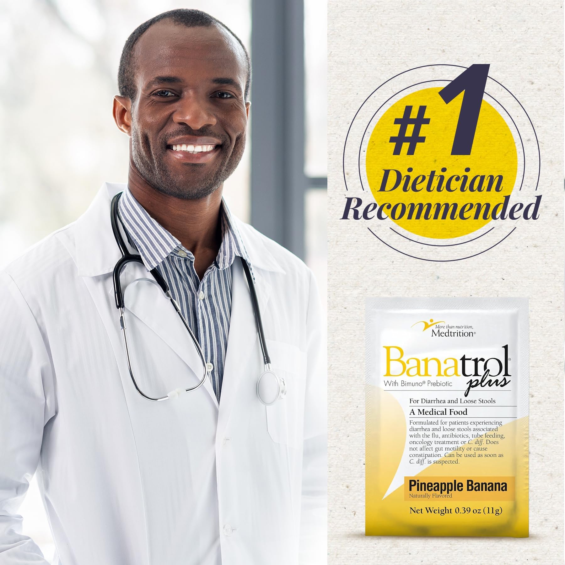 Banatrol recomendado por nutricionistas para diarrea por tratamientos oncológicos